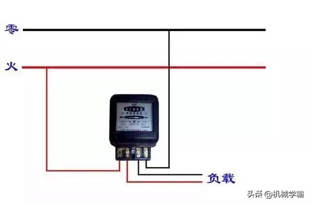2p电表专用断路器接线示意图,断路器带互感器的电表接线图