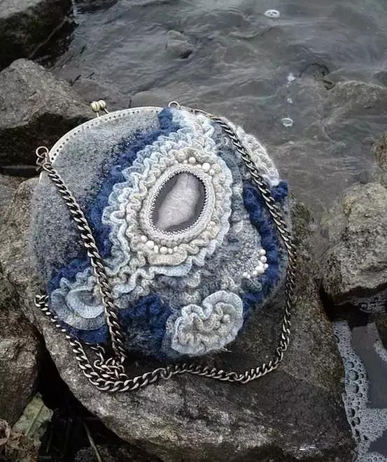 31款超美的爱尔兰钩花包,绝对让你爱不释手,独特的美!附教程