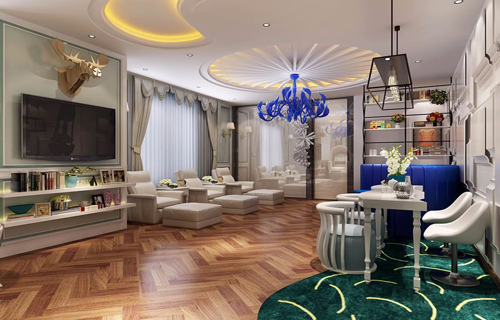 成都美甲店装修设计「卓巧」成都美甲店怎样装修设计好？