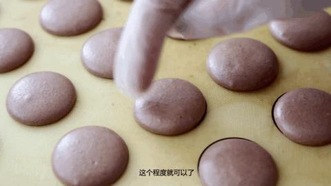 马卡龙可可夹心怎么做,法式可可马卡龙做法