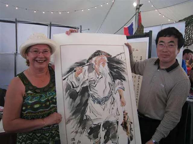 掌上乾坤指间生花世界级艺术家-贾同辉的“指墨”风釆