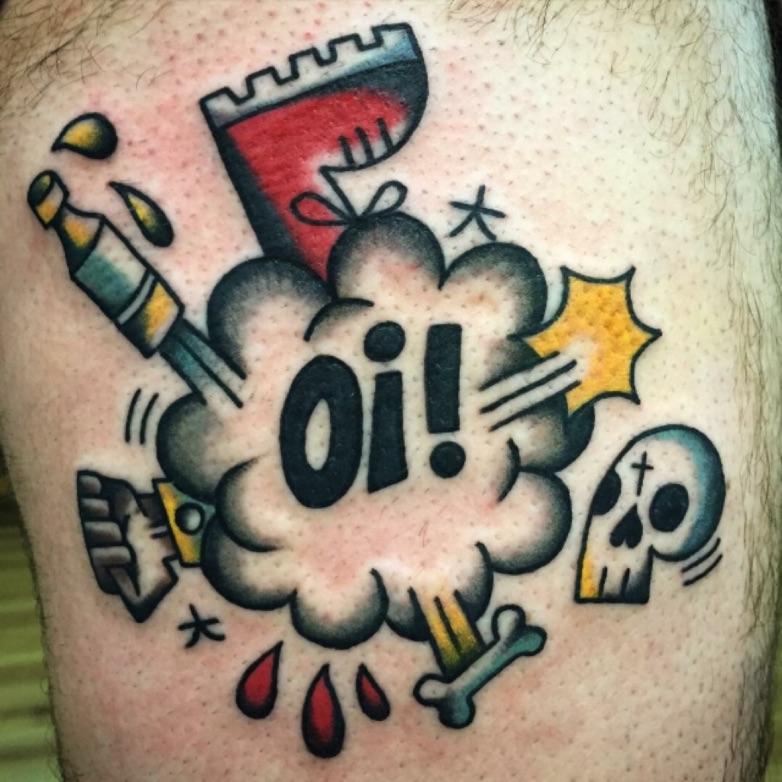 蒸汽朋克纹身和哥特纹身,又纹身又穿鼻环