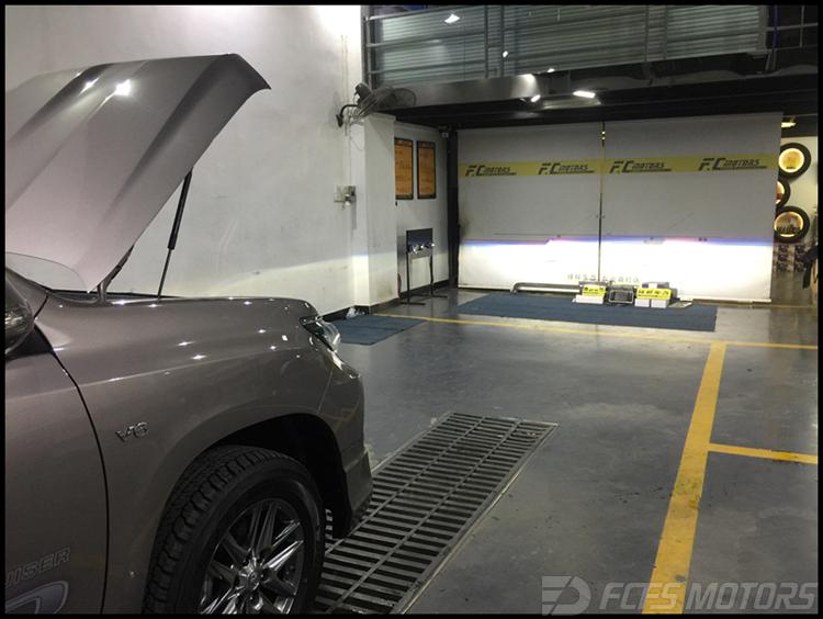 丰田霸道近光灯改led,丰田霸道大灯灯泡改装