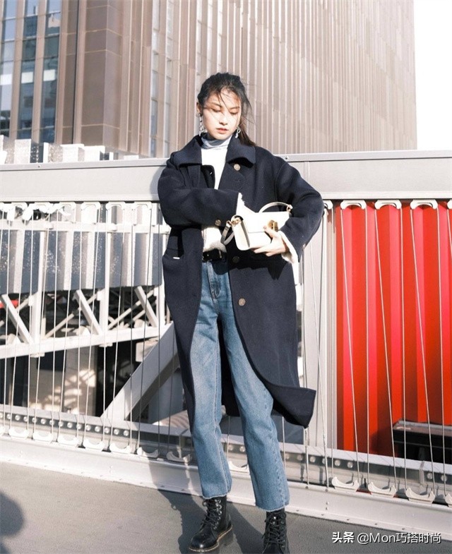 九分裤短靴利落显高又时髦,牛仔裤短靴入冬正流行好看又高级