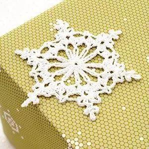 简单手工钩织雪花,钩编高清雪花图解教程