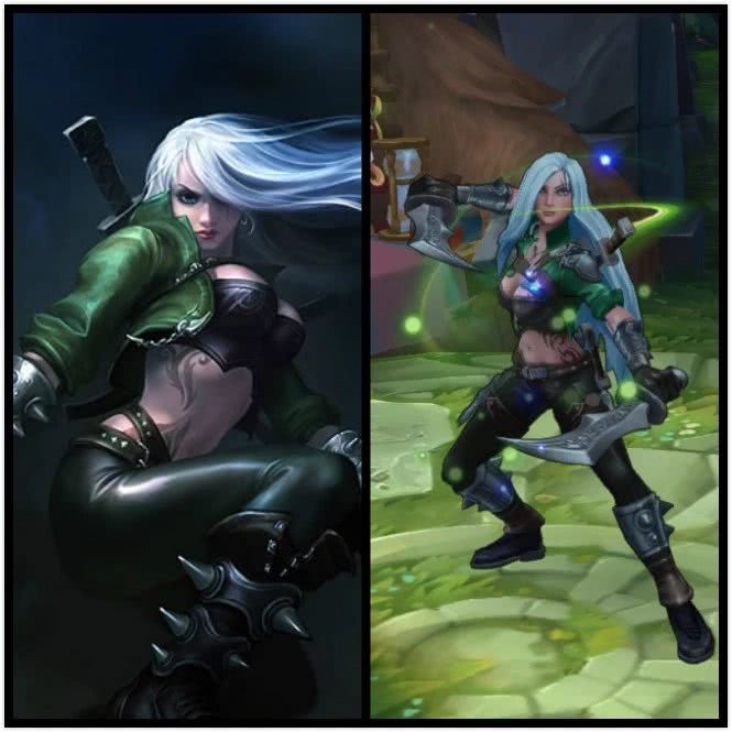 比原画还难看的皮肤,原画一样的皮肤