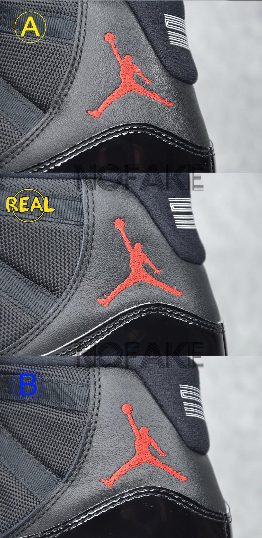 airjordan11黑红真假,airjordan11黑红和康扣黑红
