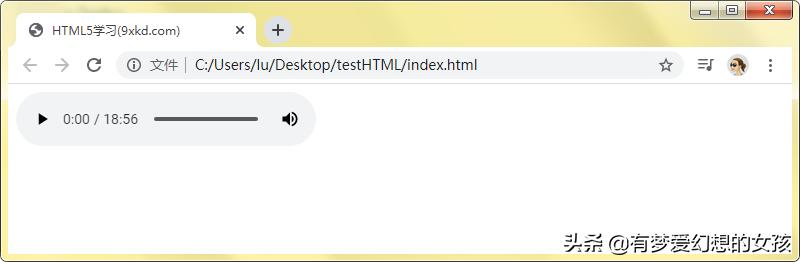 HTML5向网页嵌入视频和音频