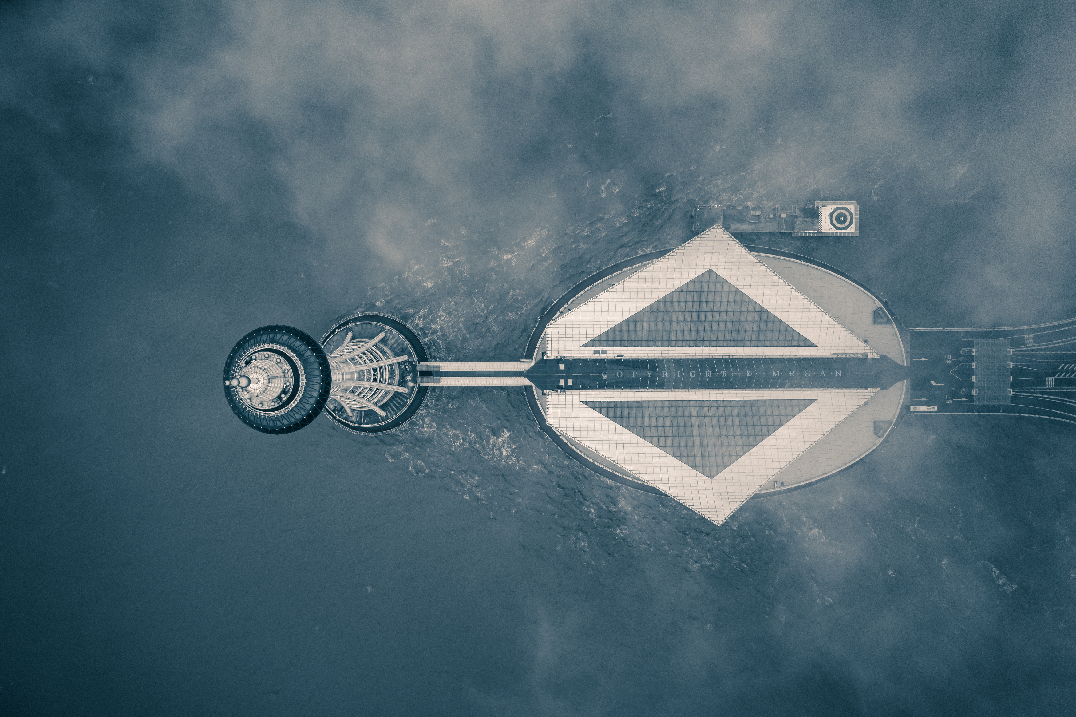 杭州湾海天一色跨海大桥,杭州湾跨海大桥海天一洲介绍