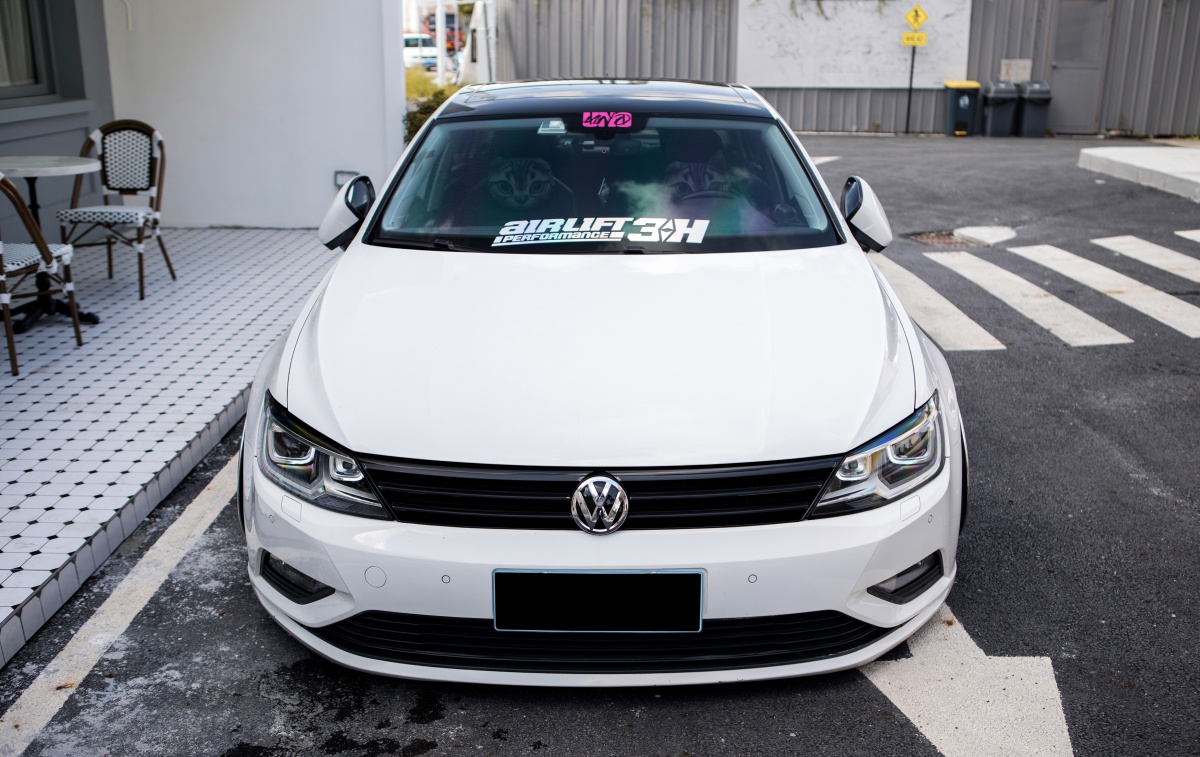 大众凌渡不仅可以很辣，改装后还可以变得又白又胖