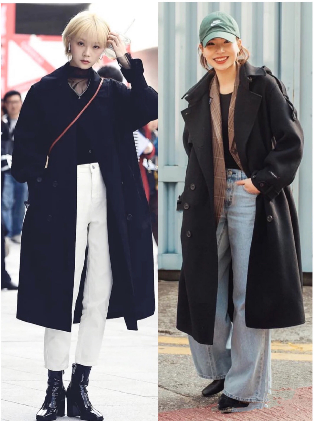 人手一件的黑色打底衫，韩国女生是怎么穿的？