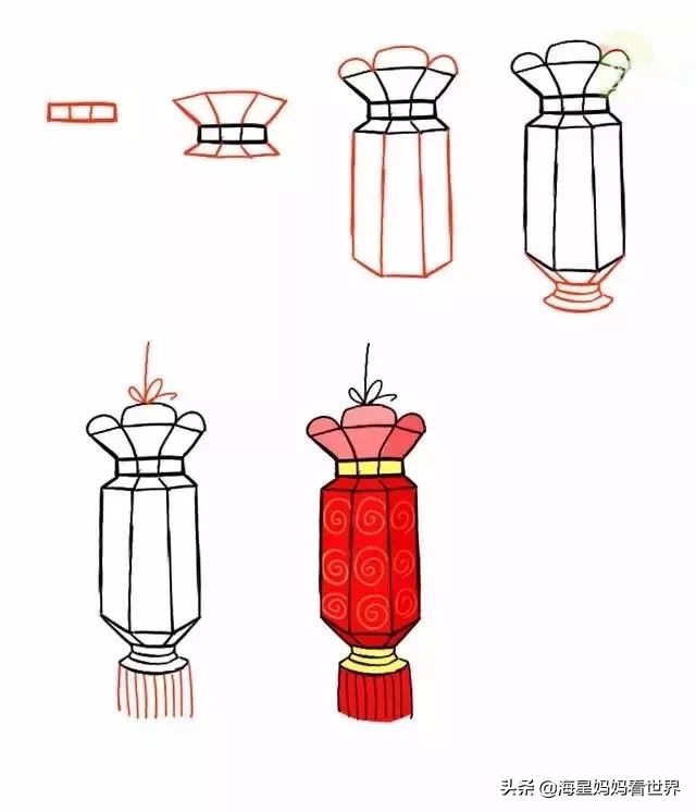 用水彩画新年贺卡鼠年,新年简笔画大全水彩画