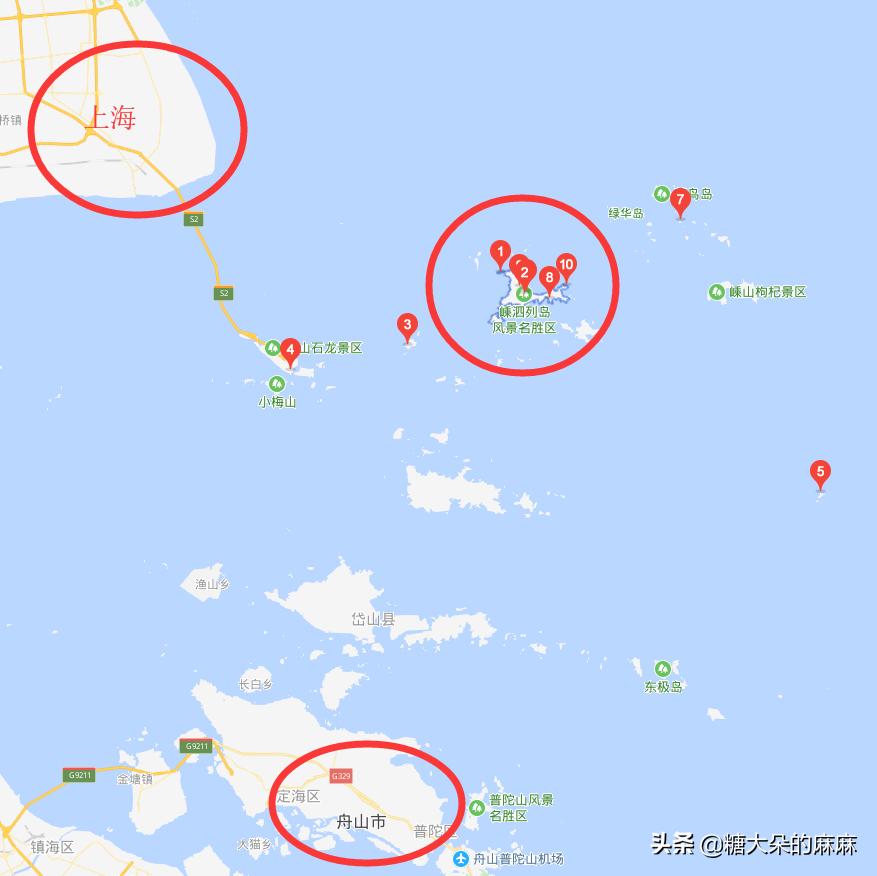 上海到舟山嵊泗列岛旅游攻略路线,上海至浙江舟山8天自驾游攻略