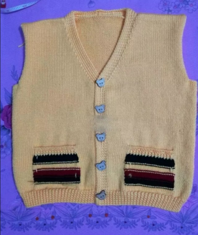 达西妈妈用新方法织开衫门襟边,开衫毛衣的门襟边怎么收才好看