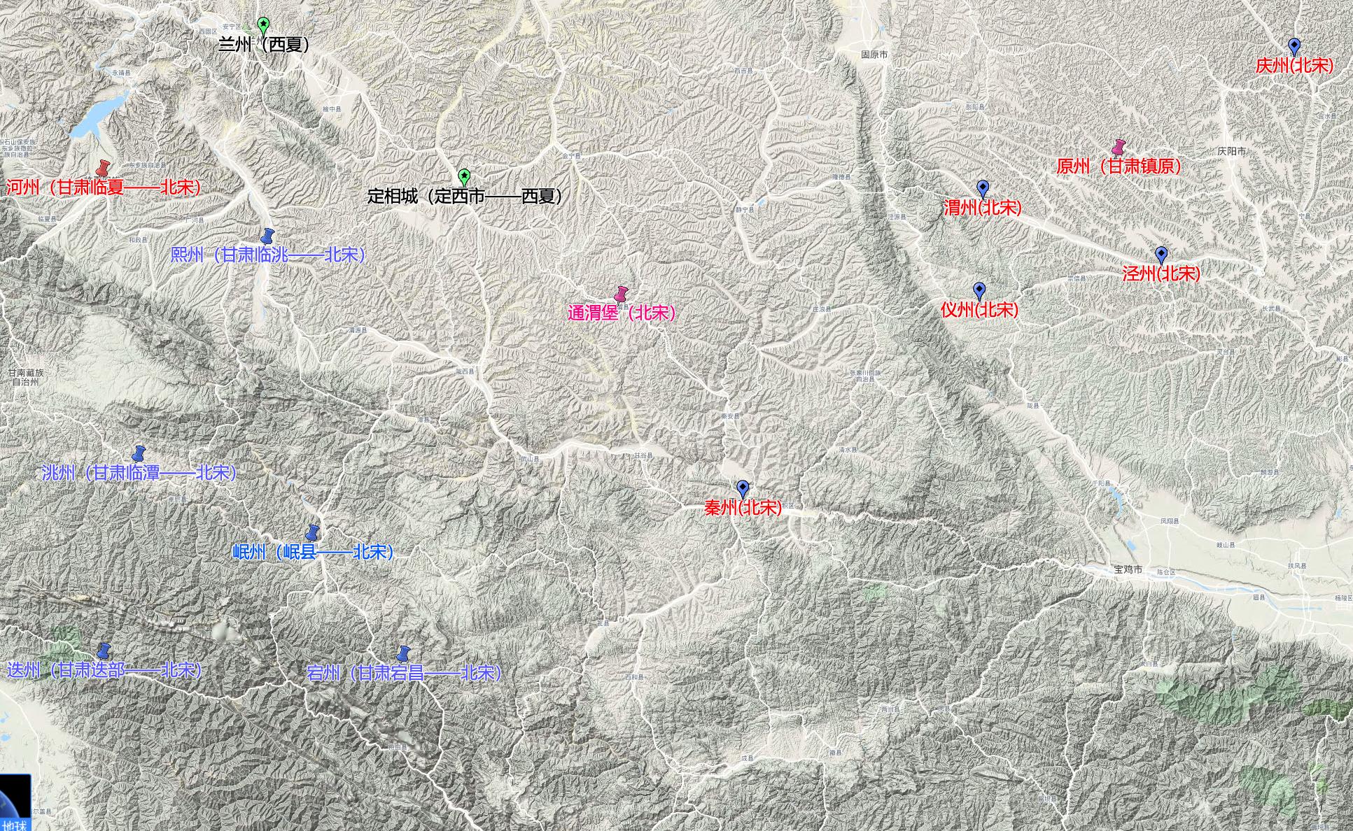 北宋北伐之战,北宋收复吐蕃哪个地方