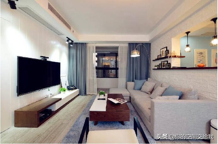 预算10万三室一厅现代简约风装修,三室二厅二卫现代简约风装修图