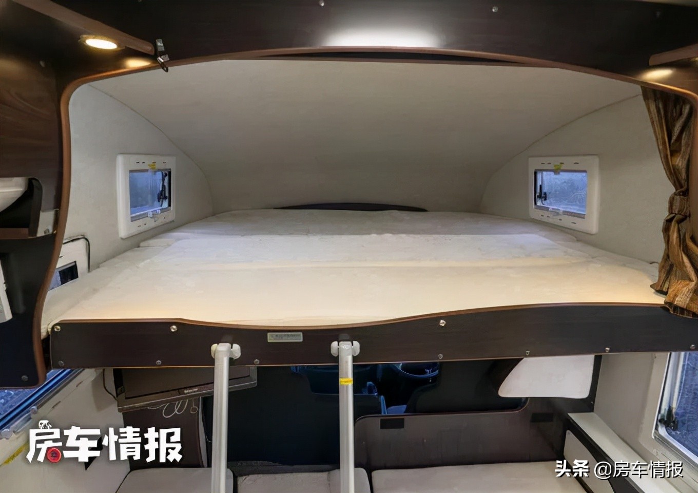 五十铃平头顶房车,六卧五十铃平头升顶房车