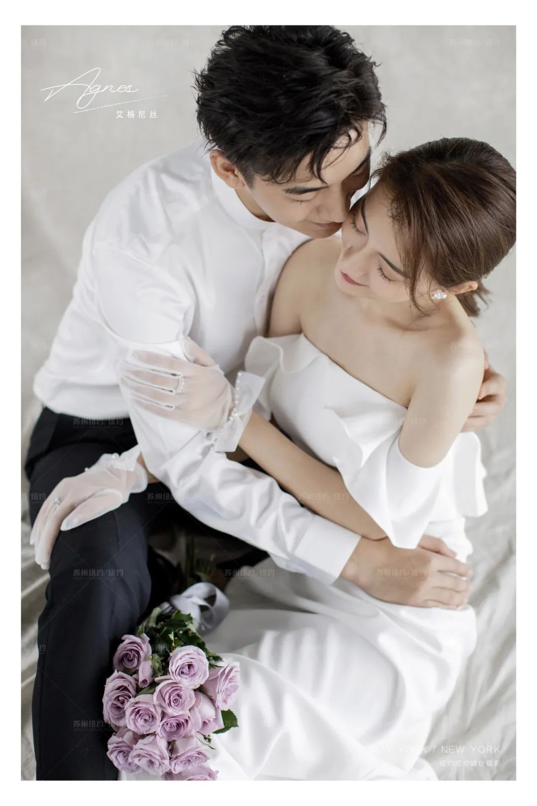 彩纱森系油画风格婚纱照,一眼就惊艳的法式油画风婚纱照