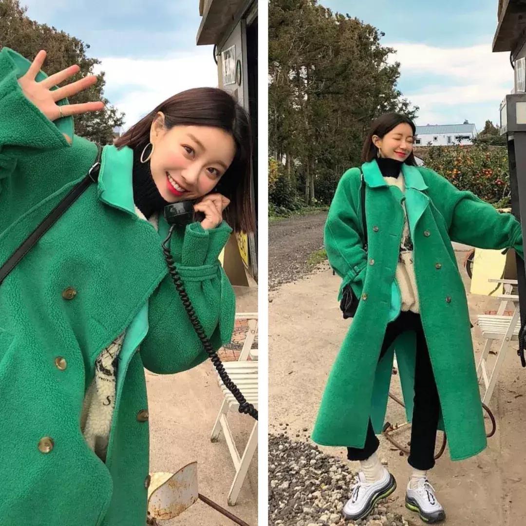 韩国小姐姐九分裤穿搭冬季,小姐姐的穿法你学会了吗