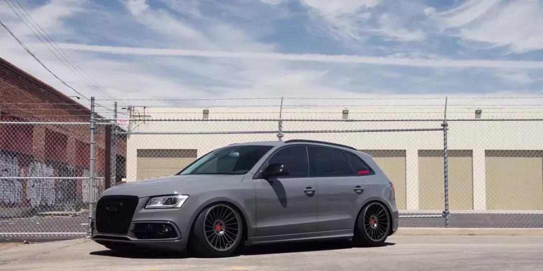 大片来袭!一台运动的“胖子”-奥迪Q5,改装后帅气姿态不输跑车