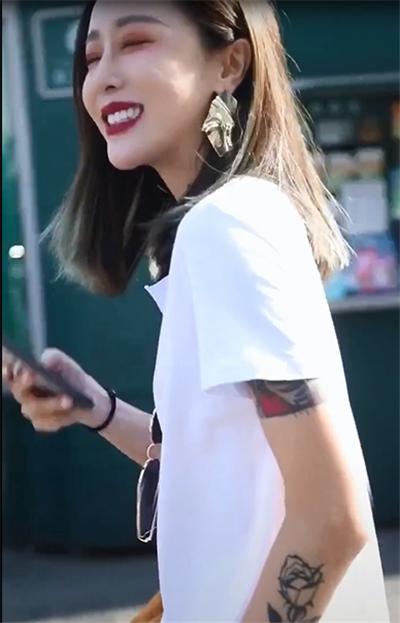 杭州街拍又酷又时髦的美女,杭州街拍美女酷