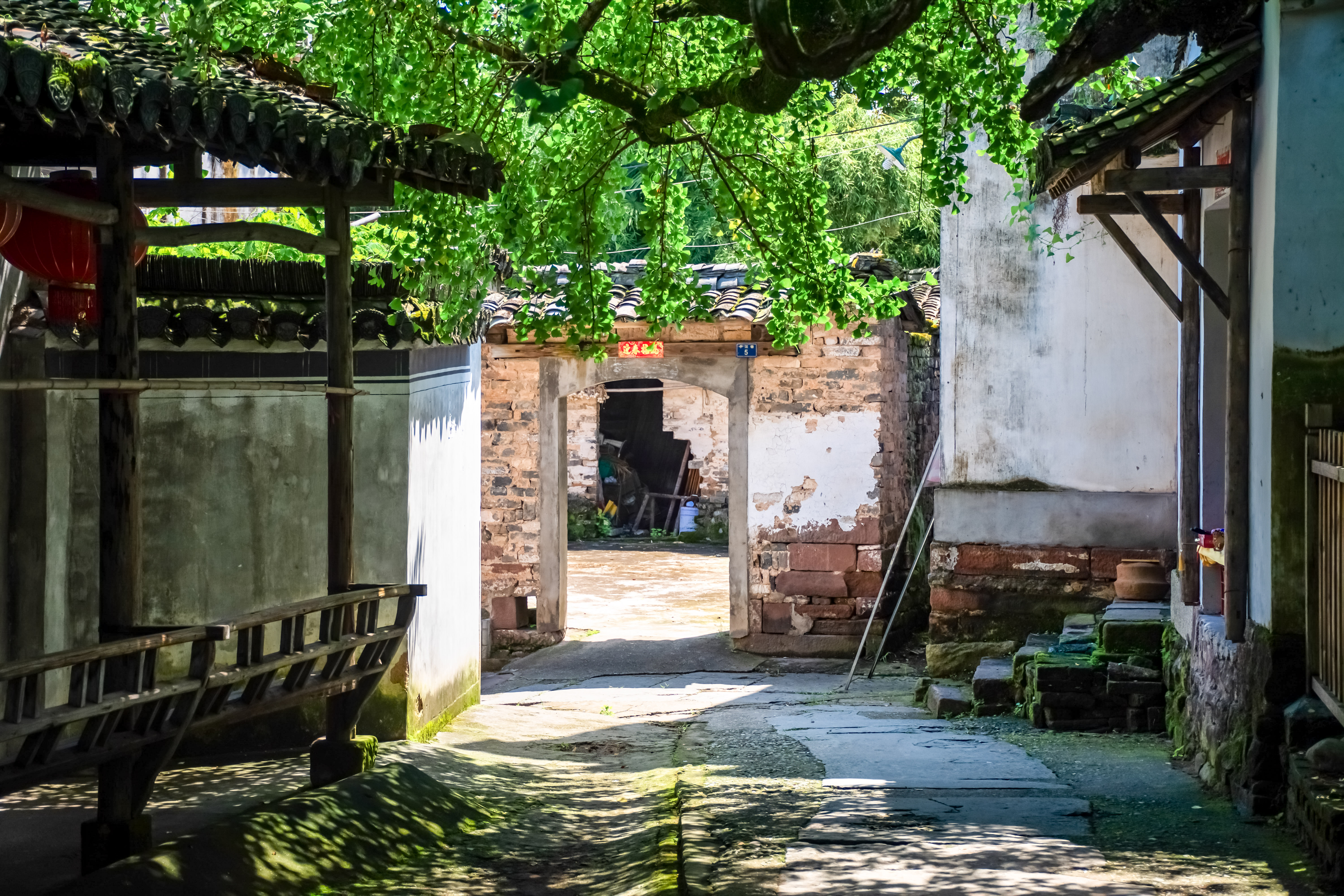 千年古村落唐模村,千年古村唐模
