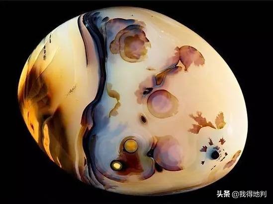 万年石头里的罕见画,万年奇石石头画