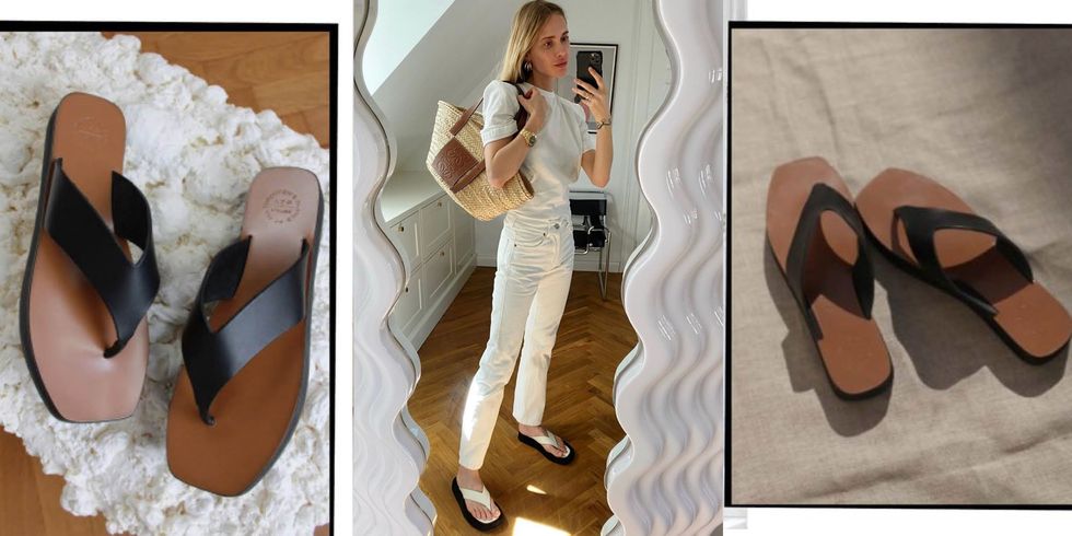 夏季夹脚凉鞋搭配,夏季穿搭鞋子学生党女