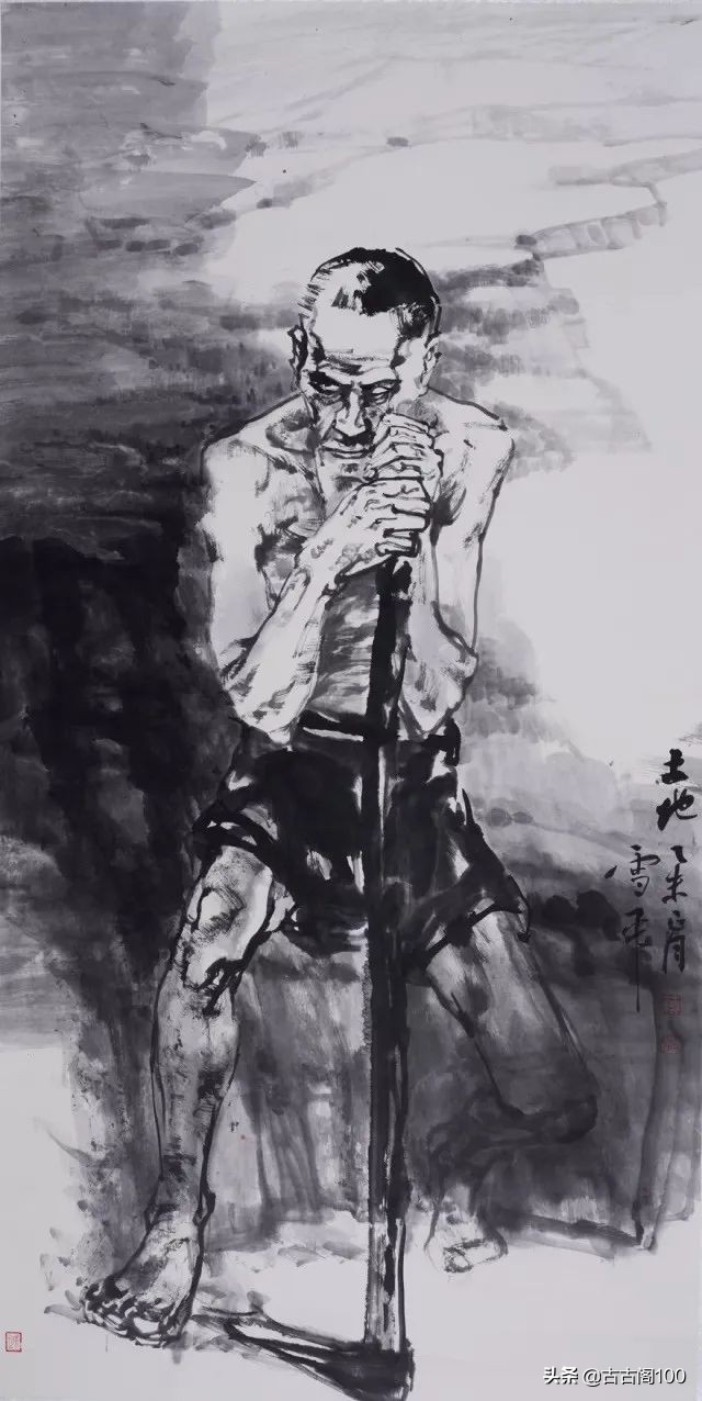 意笔人物高手蒋雪平