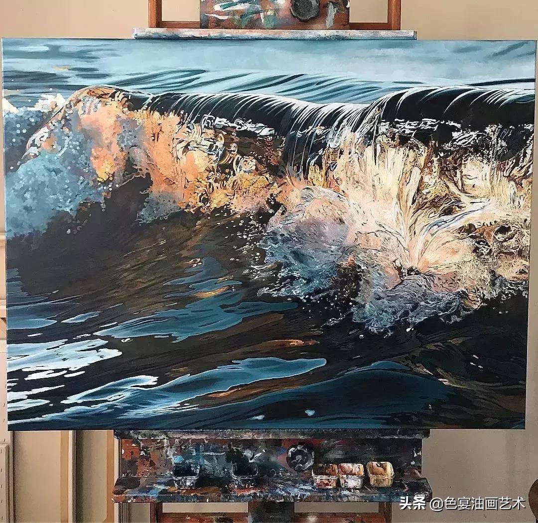 用最简单的画笔，画出绝美的大海