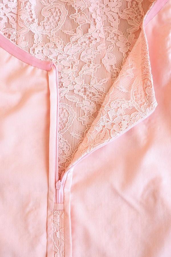 短款包臀裙裁剪缝制教程,包裙开叉缝制方法图解