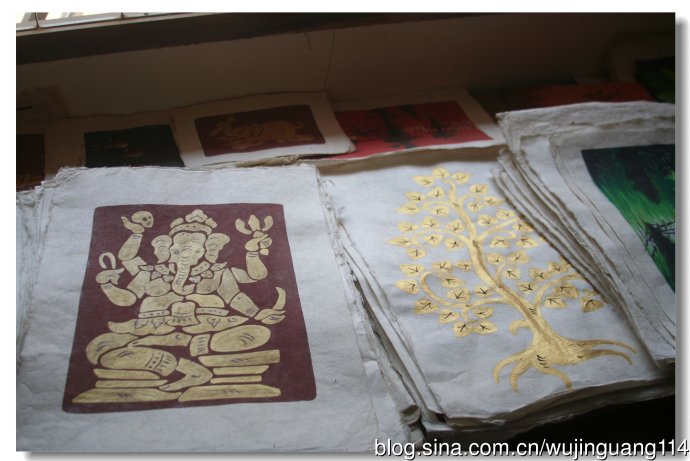 老挝最值得买的纪念品,老挝手工纸工艺品