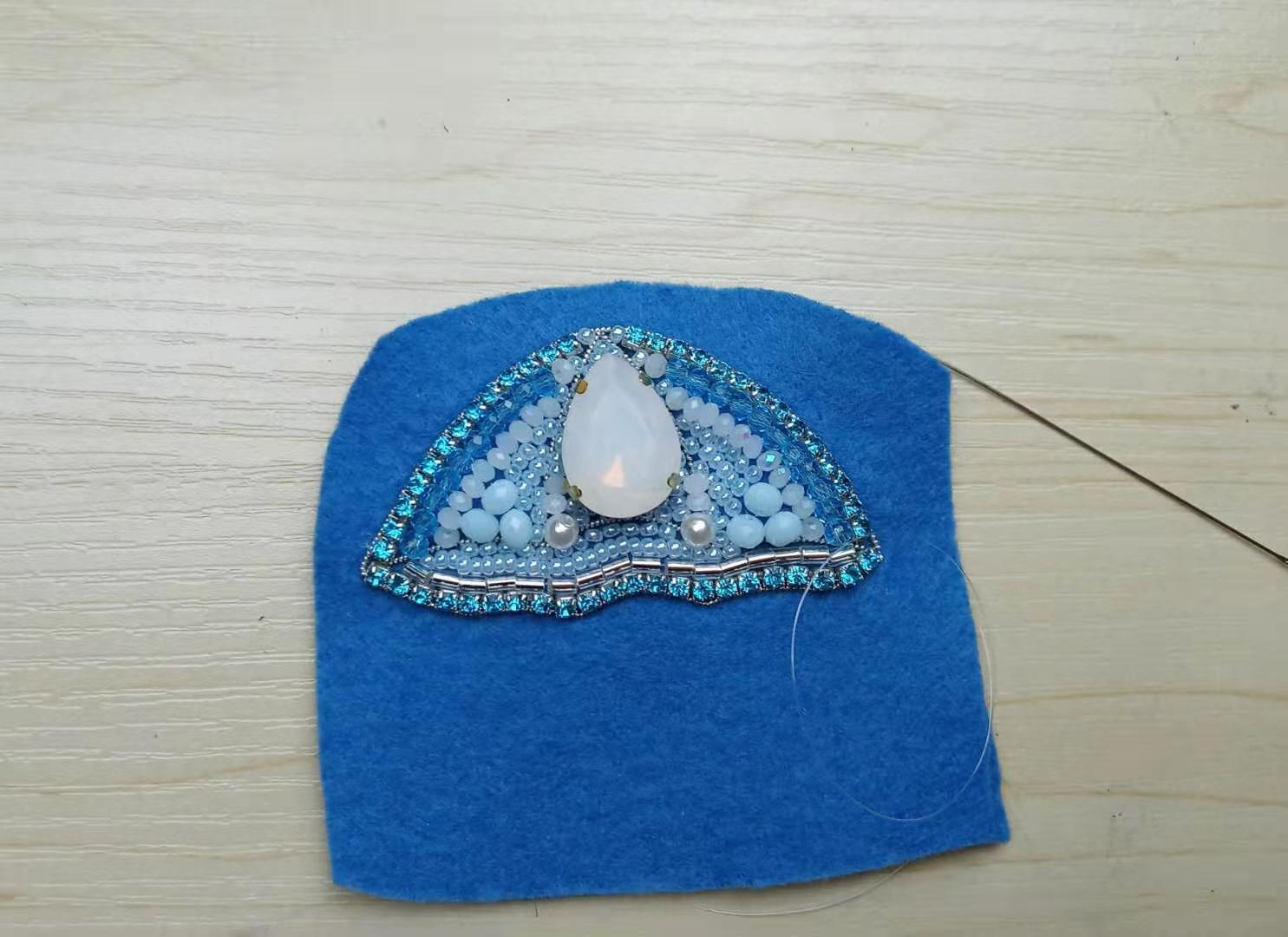 手工串珠小雨伞diy挂件教程,废物手工制作小雨伞