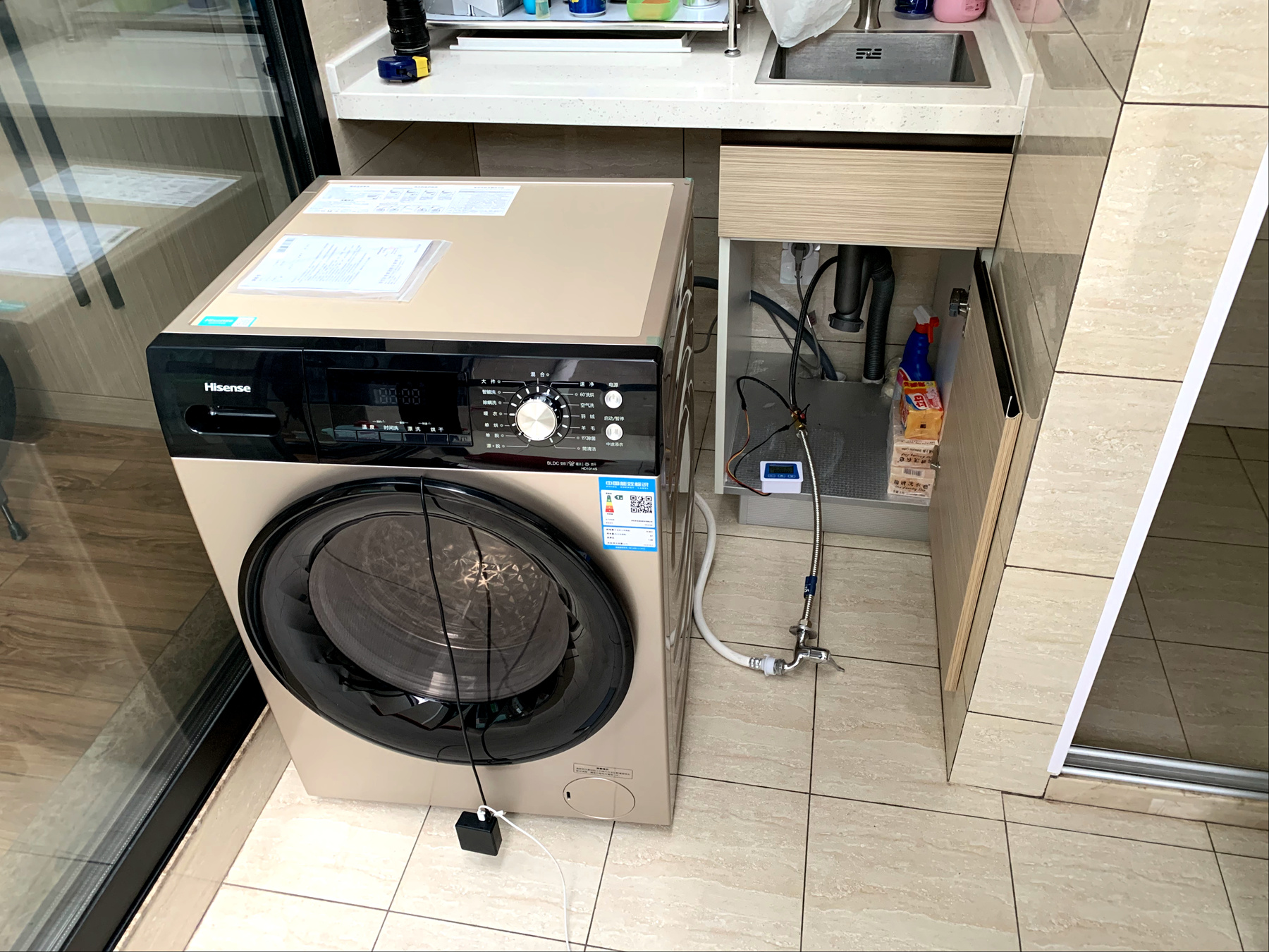 数据帝实测海信HD1014S10KG洗烘一体机,用数据来展示值不值得买