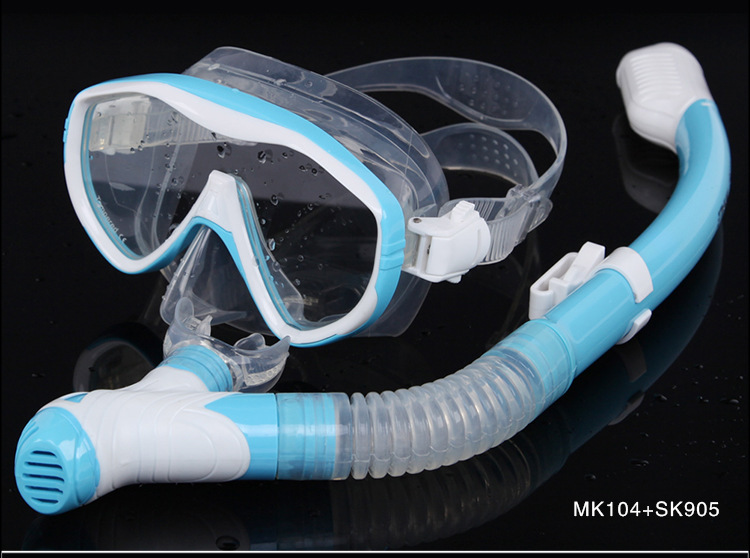 跨境潜水面罩呼吸管浮潜套装,浮潜面罩全脸游泳面罩