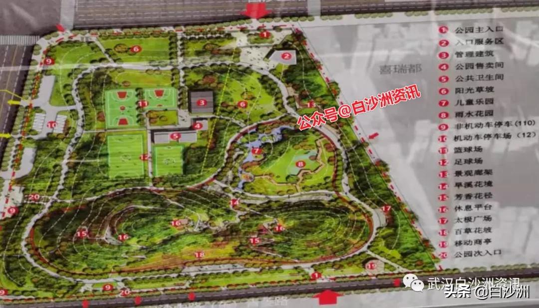 洪山白沙洲体育公园,白沙洲建体育文化公园