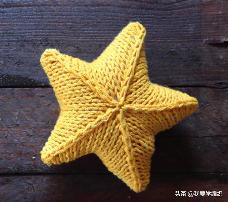 3d立体五瓣花钩织图解,小玫瑰花吊篮钩针编织图解