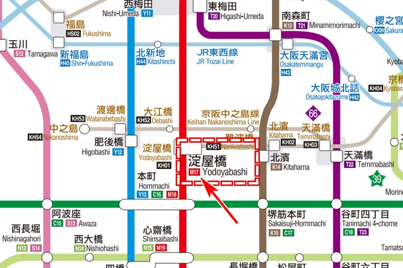 大阪地铁最强攻略如何转乘地铁,日本大阪地铁怎么看线路