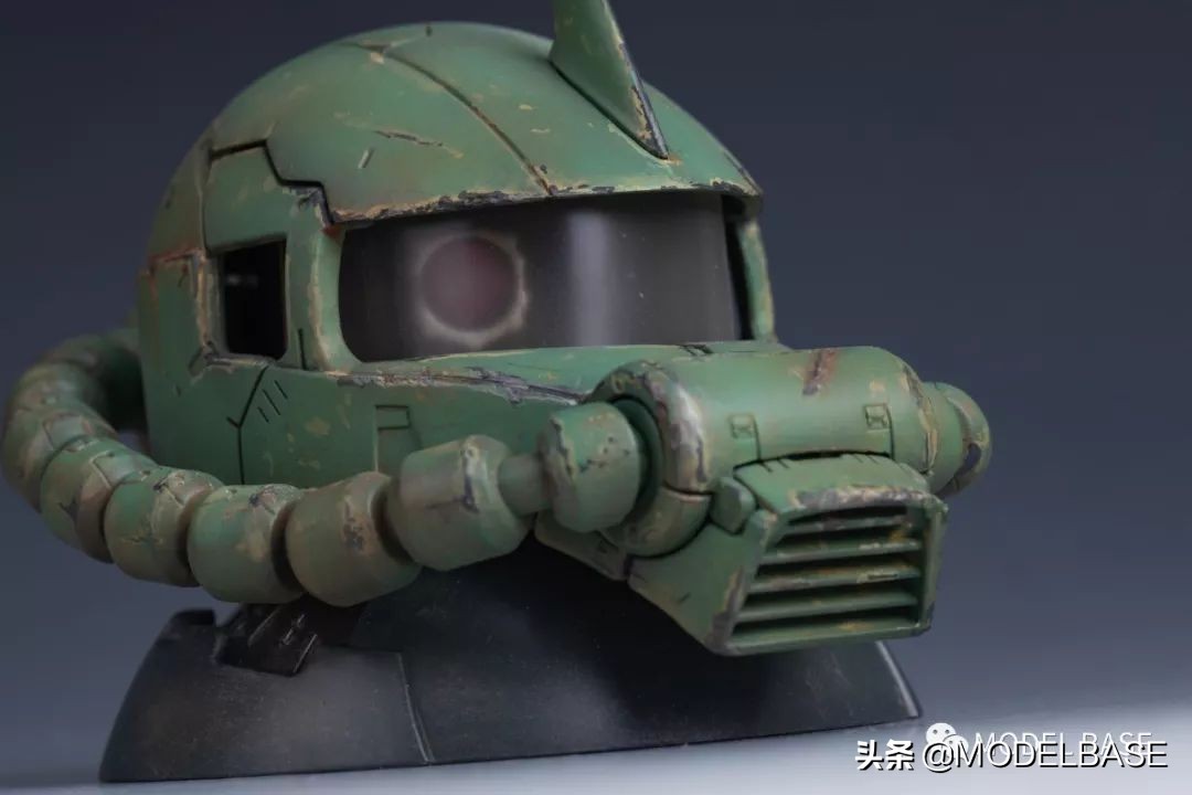 扎古扭蛋头组装,万代蓝标扎古和红标扎古