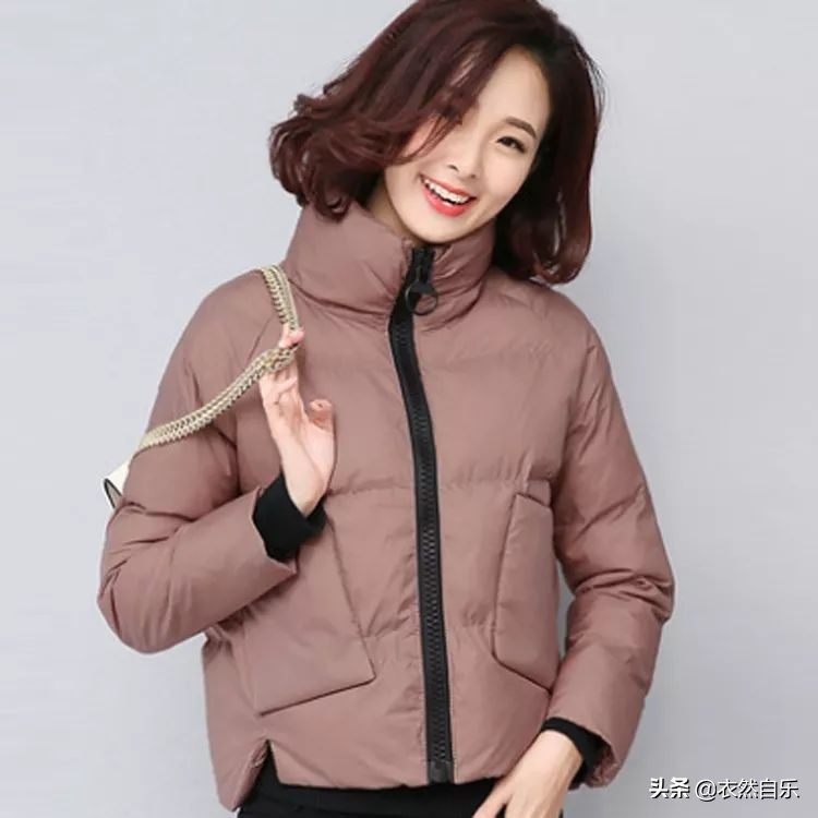 冬季短棉服穿搭女生高级感,冬季保暖休闲加厚棉服