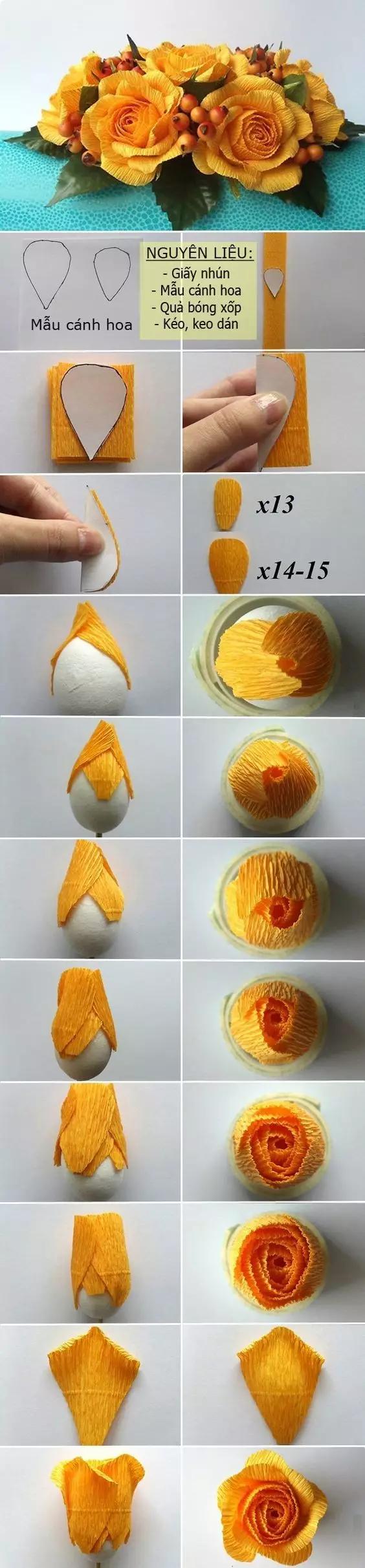 玫瑰花折纸教程简单易学还好看,折纸玫瑰花教程技巧