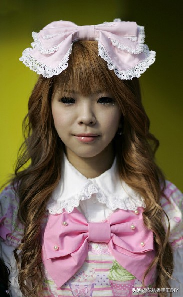 洛丽塔Lolita蝴蝶结,附详细教程,只看“lo娘”服饰,别看相貌哈