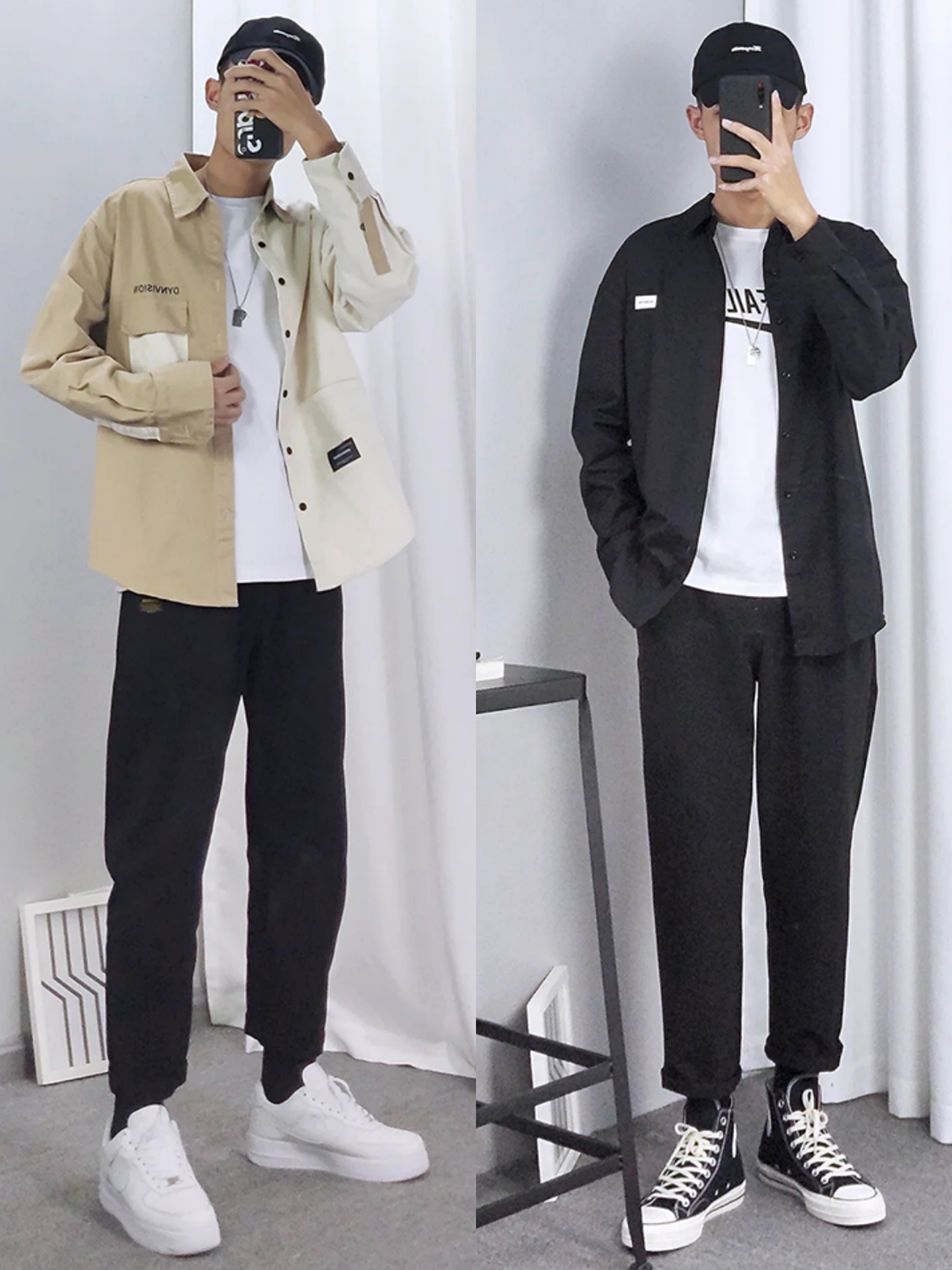 夏天矮个子男生衬衫搭裤子,矮个子夏季衬衣简约成熟搭配男