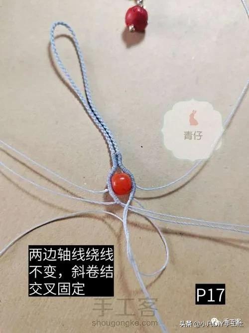 简单易学的手机链制作教程,手机链最新款教程