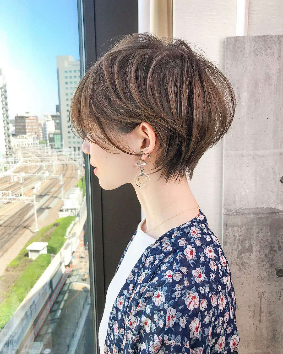 矮个子女士适合的短发型,矮个子适合的流行短发