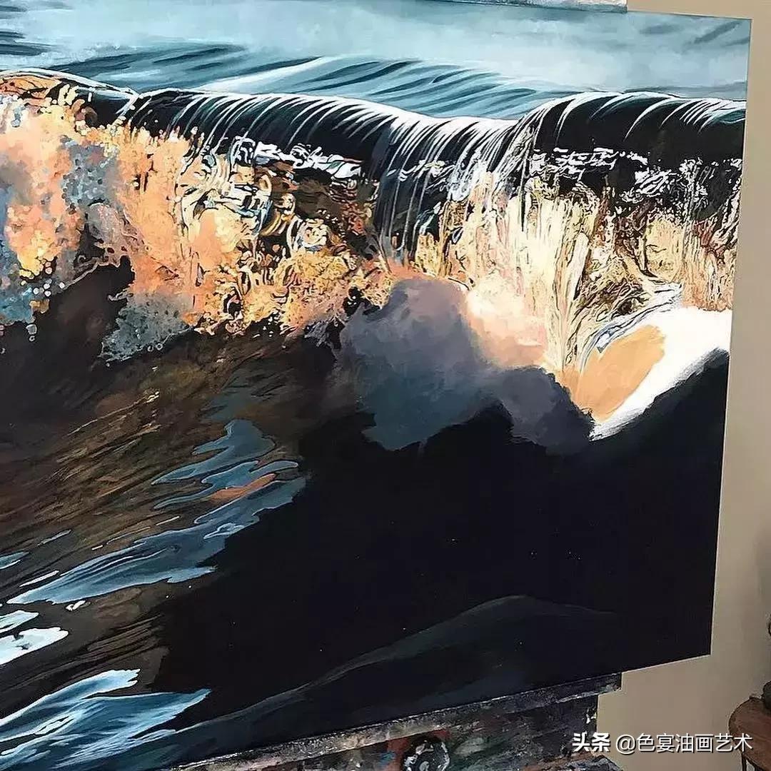 用最简单的画笔，画出绝美的大海