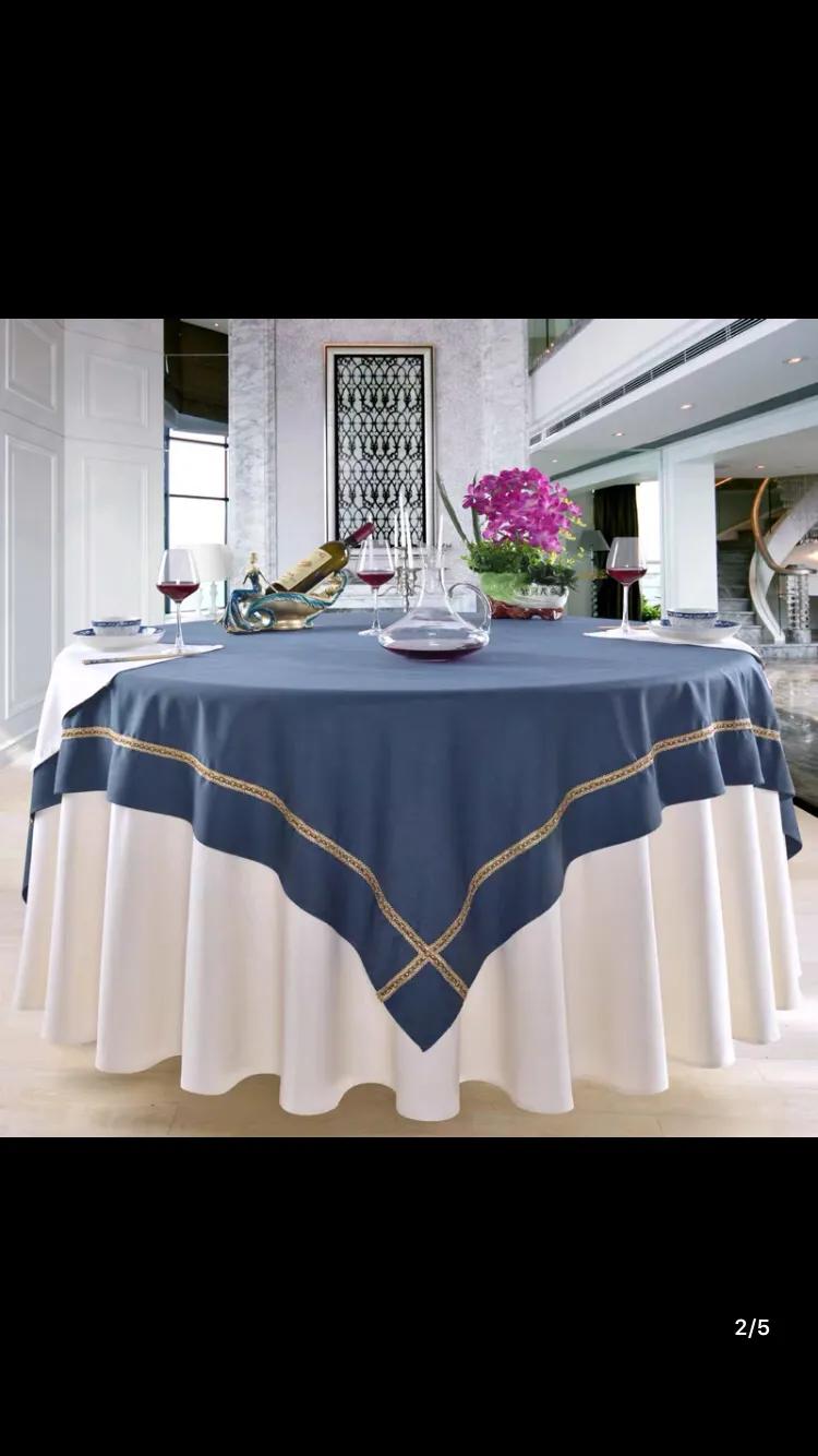 厂家直销酒店用品桌布椅套。床上用品18838187281