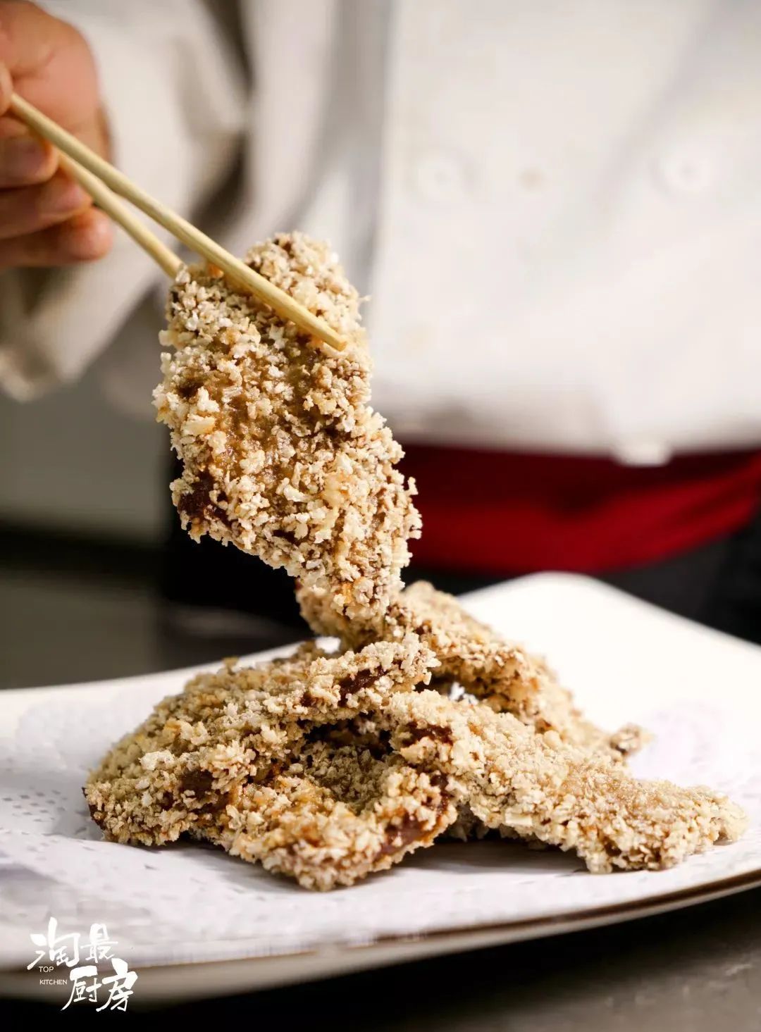 香酥雪花牛小排,香酥小牛排点心