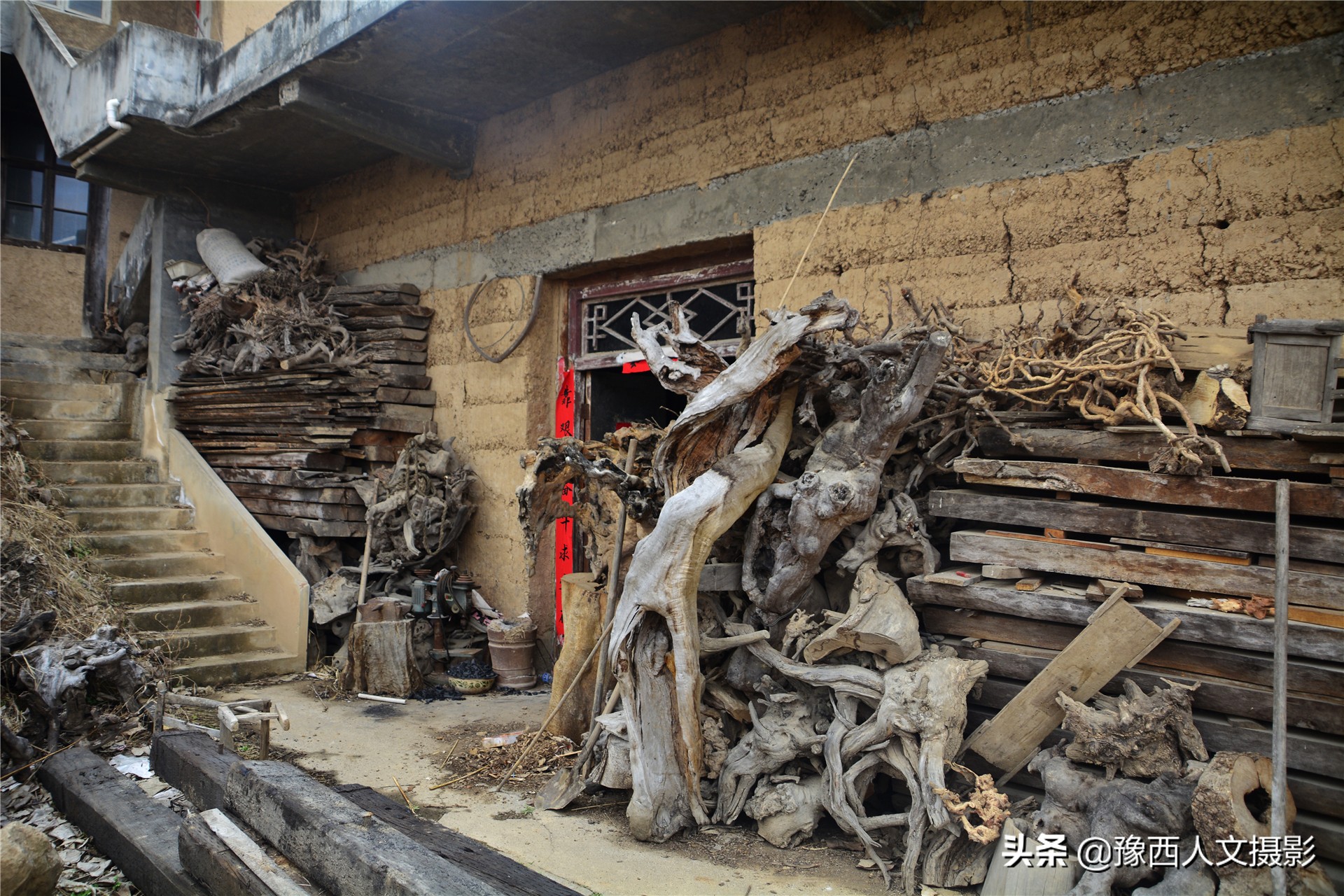 根雕老房子作品,倔强老头完整版