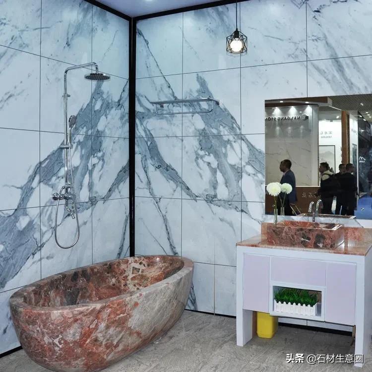 最好看的红色大理石,红色大理石楼梯效果图